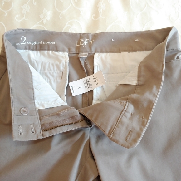 ANN Taylor Loft Gray Pants/Trouser -> Ann Taylor Loft Gray Pants/Trouser - Picture 8 of 9